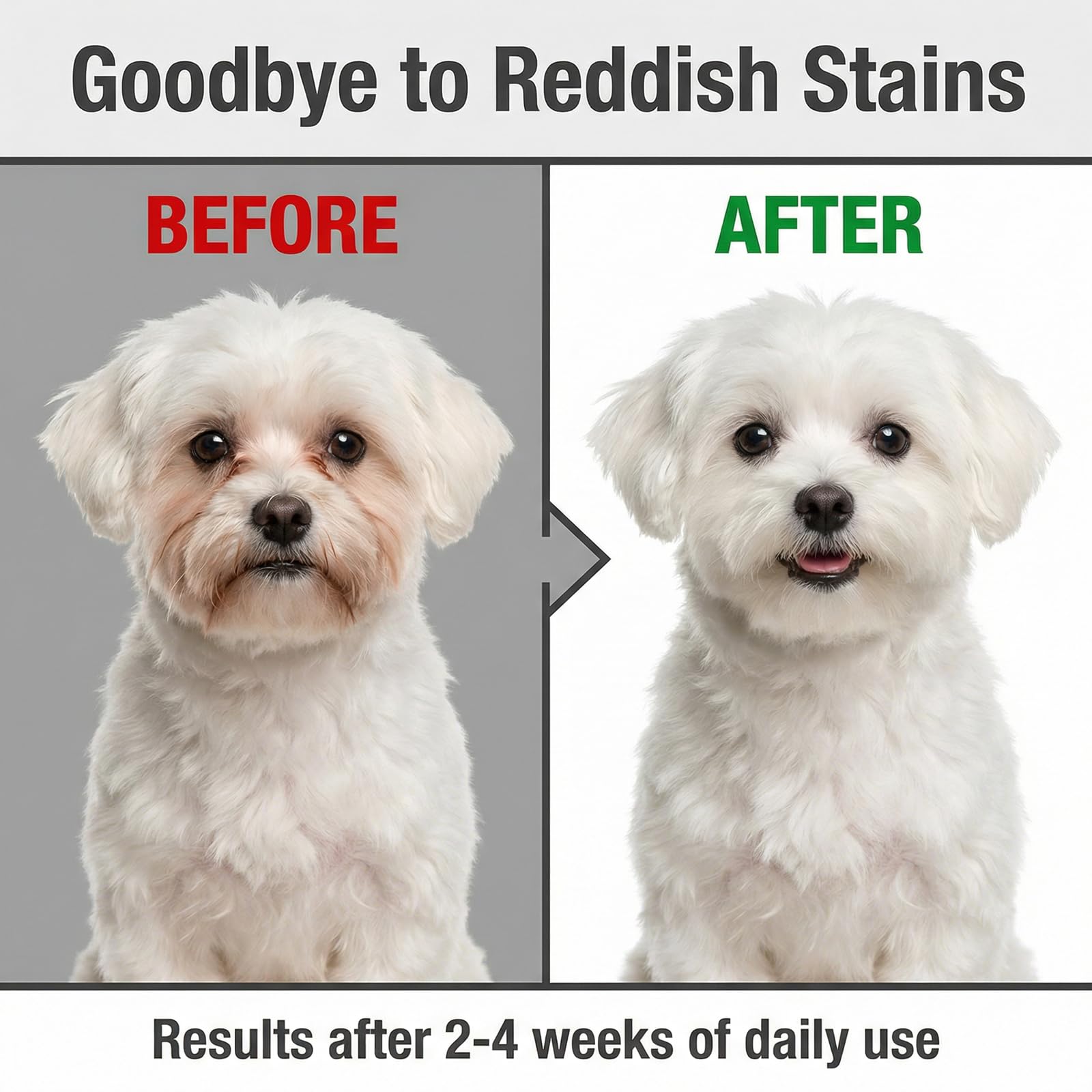 Amazon.com: Dog Tear Stain Balm with Brush and Comb Set - Natural